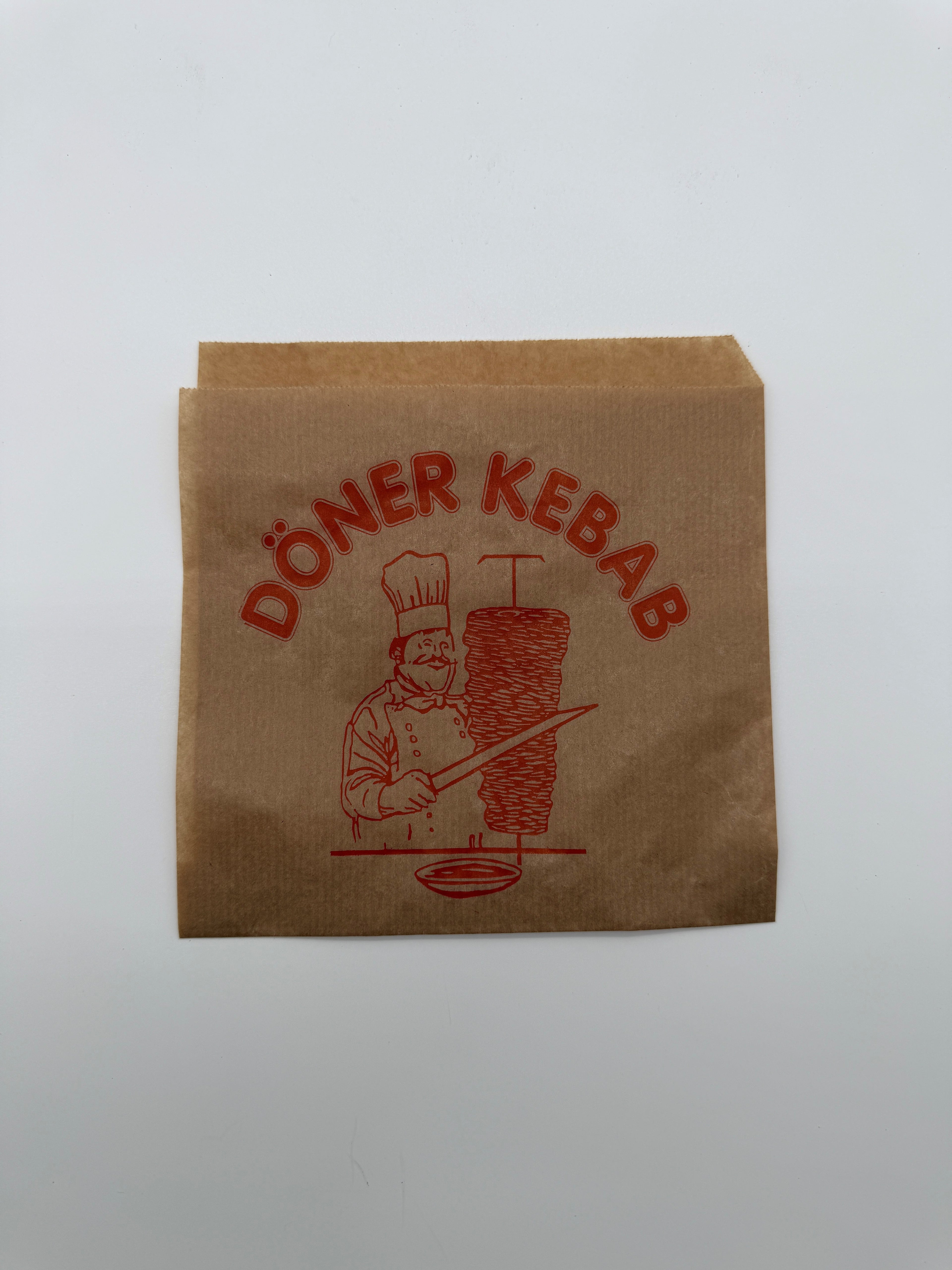 Dönertüte 16x16 Braun