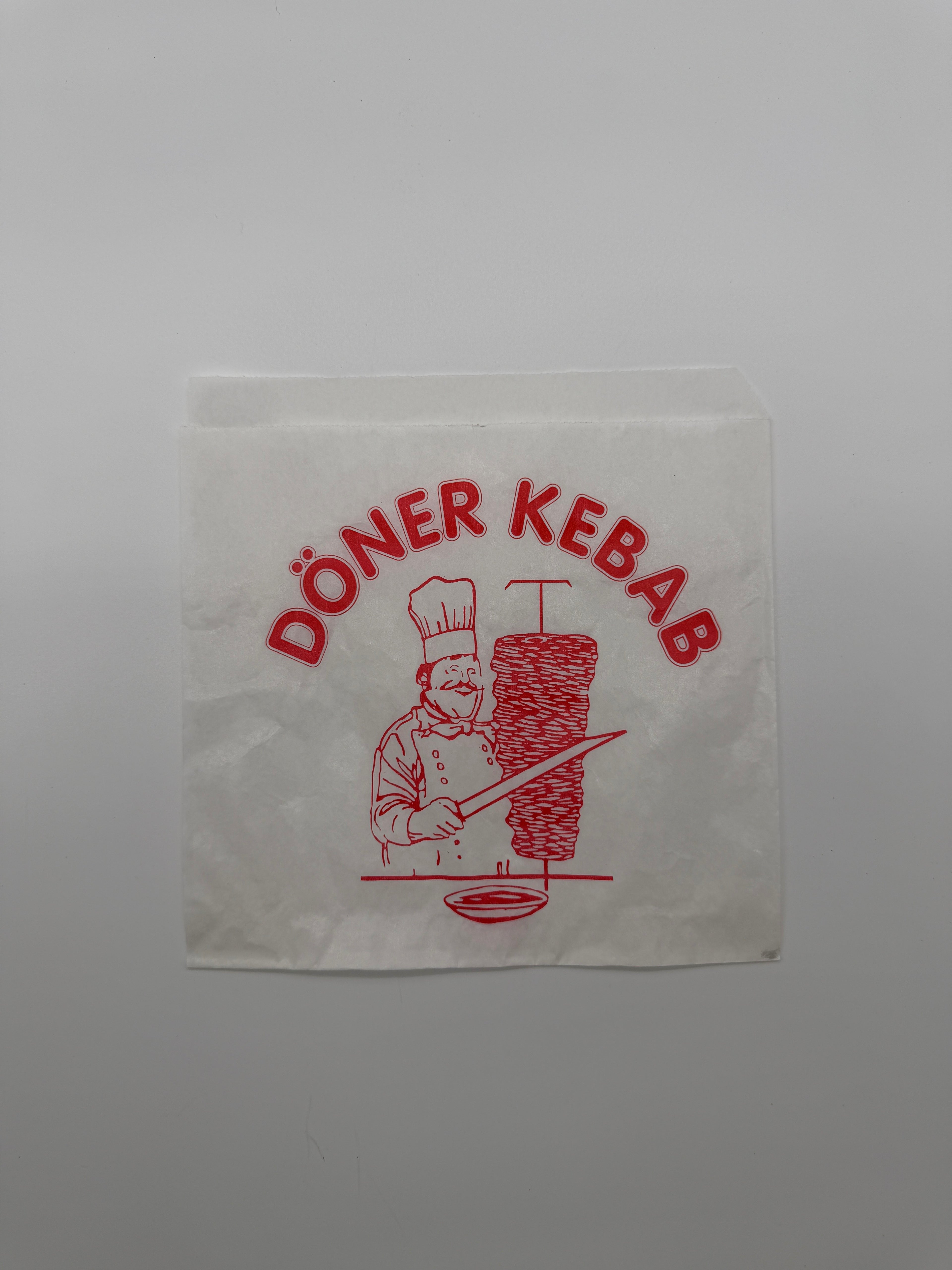 Dönertüte 16x16 Weiß