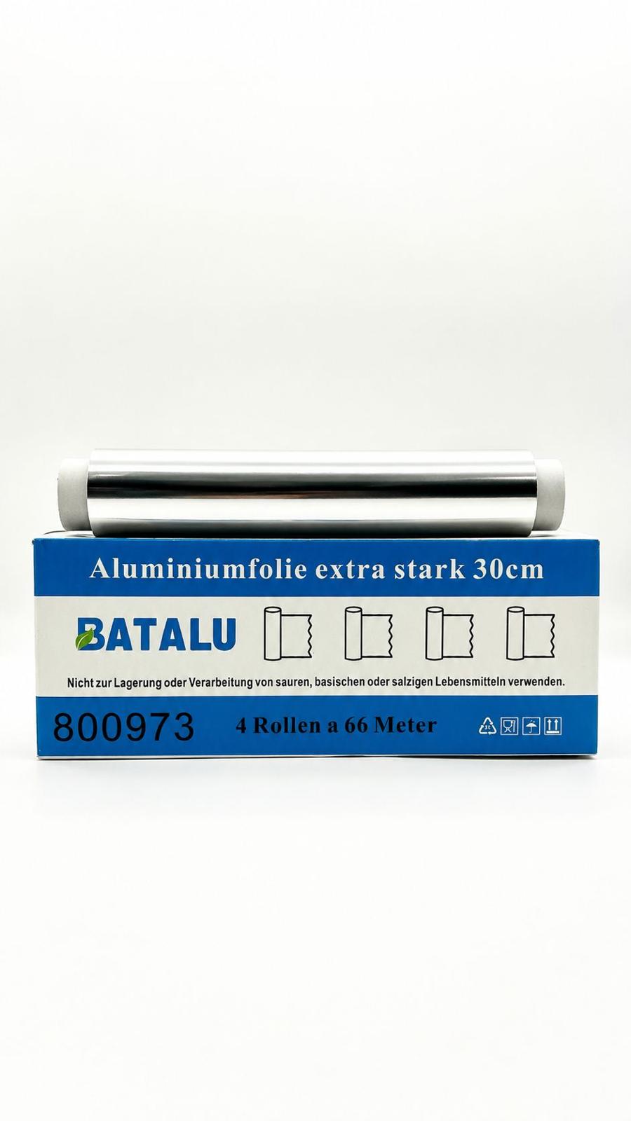 BATALU® Aluminiumfolie 30cm 45m & 66m