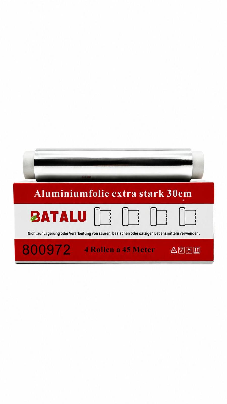 BATALU® Aluminiumfolie 30cm 45m & 66m