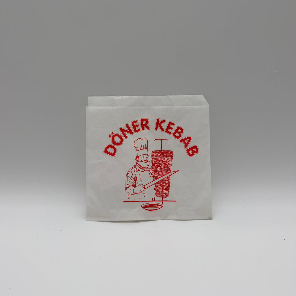 Dönertüte 16x16 Weiß
