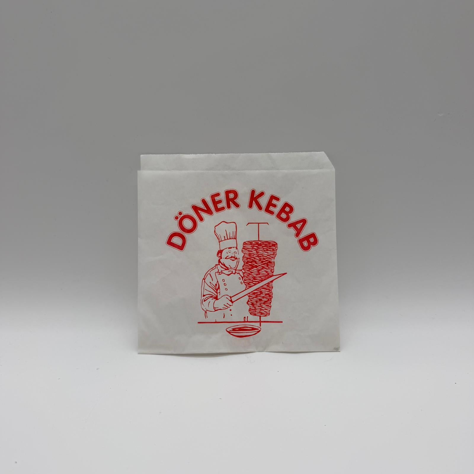 Dönertüte 16x16 Weiß